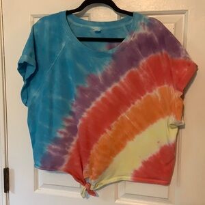Old Navy Tie Dye Crop Top AS IS